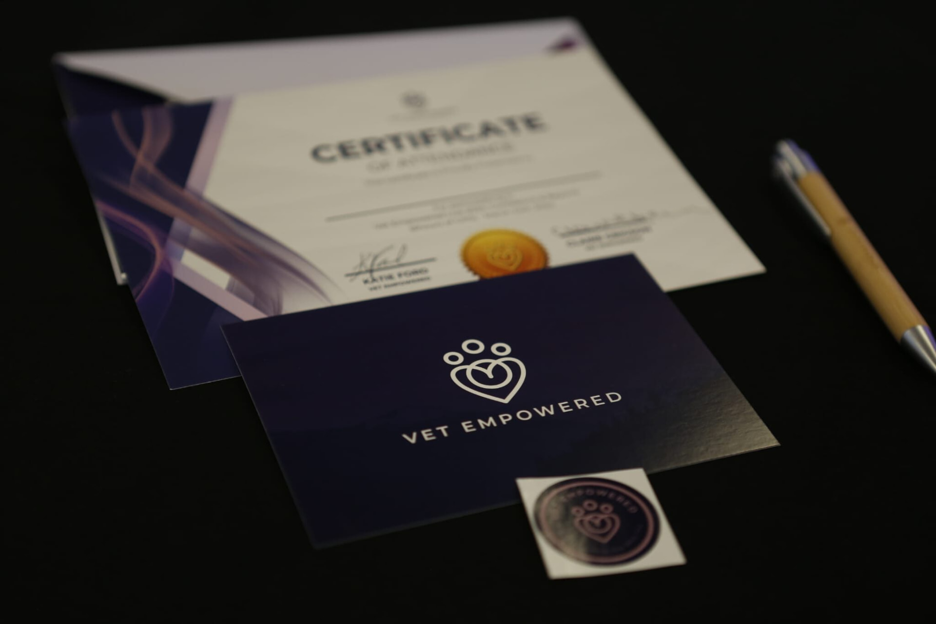 A Vet Empowered CPD certificate and card