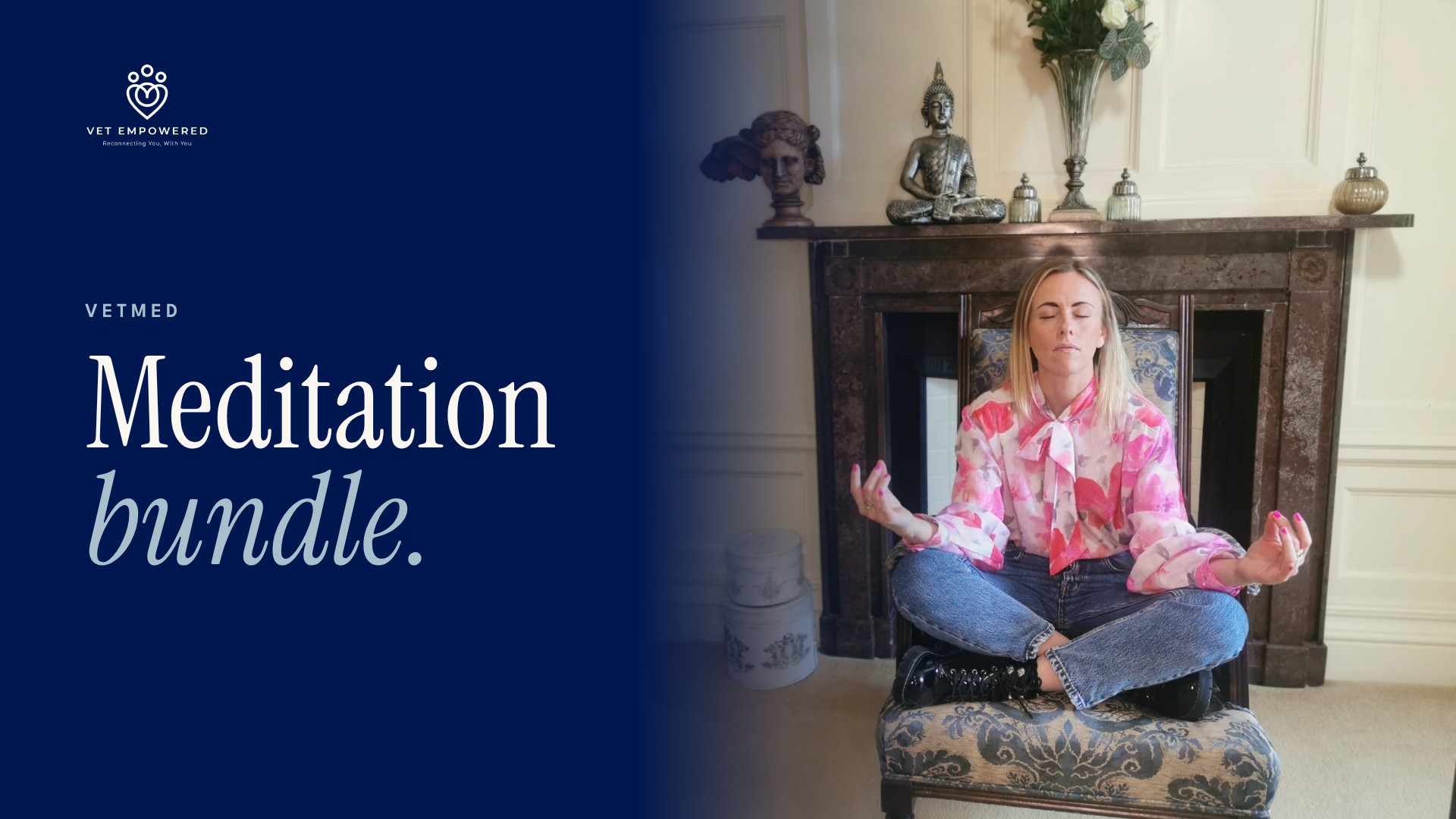 Course cover for The Vetmed Meditation Bundle by Vet Empowered