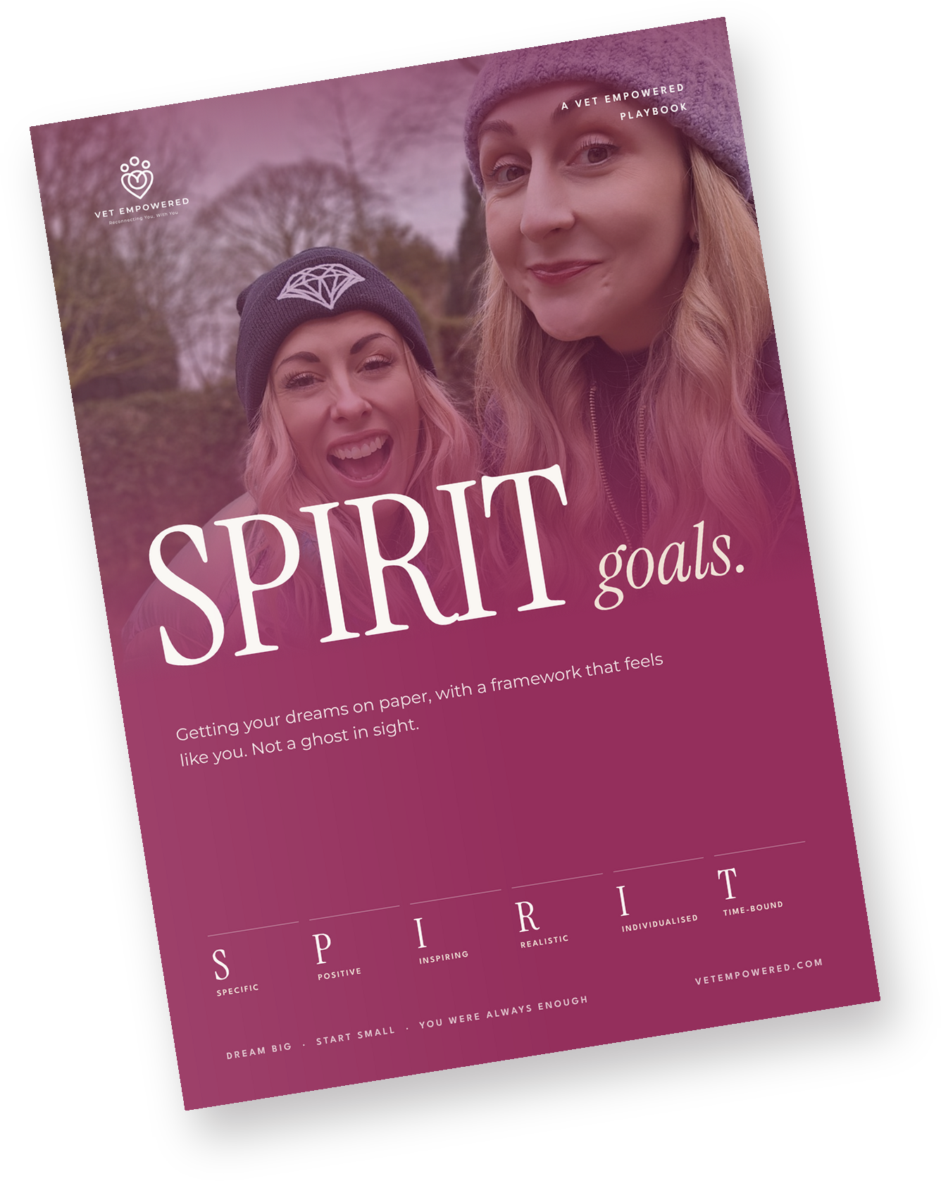 The SPIRIT Goals playbook cover