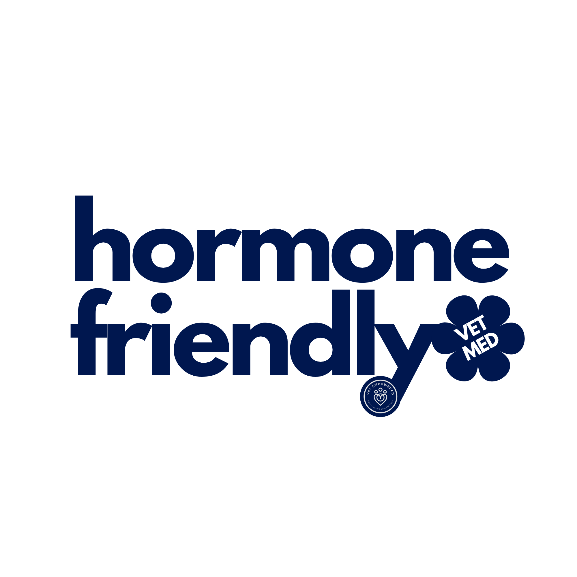 Hormone friendly vetmed logo